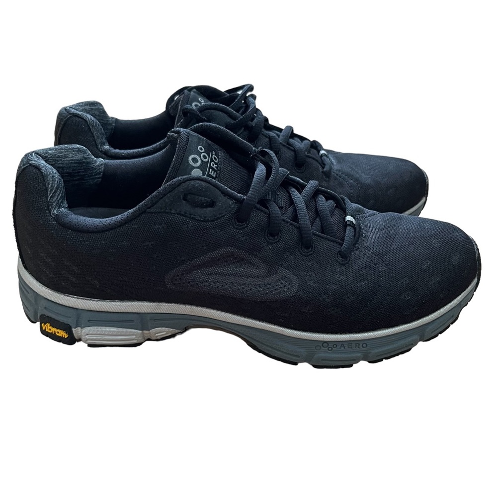 Abeo Black “Aero Roxan” Breathable Mesh Athletic Sneaker